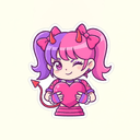 小悪魔の戦略家のキャラクターイラスト