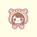 自覚アリの小動物のキャラクターイラスト