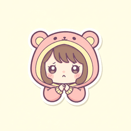 自覚アリの小動物のキャラクターイラスト
